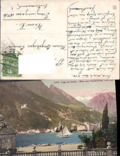 749523 Lago di Garda Gardasee Riva v. Palast Hotel Lido aus