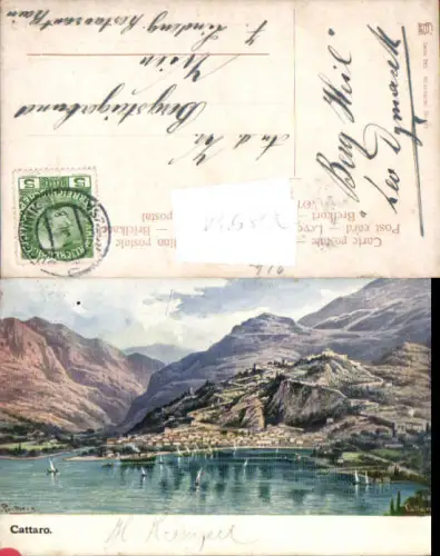 749531 Künstler AK F. Perlberg Cattaro Croatia