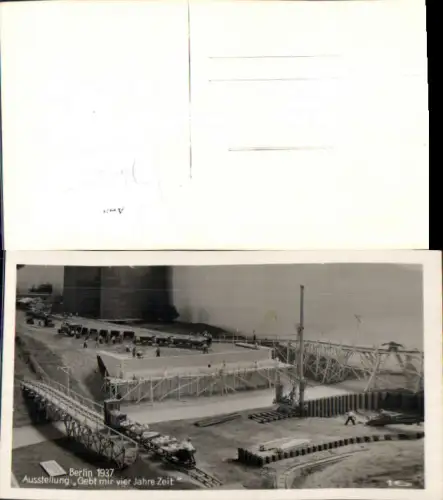749695 Berlin Ausstellung 1937 Gebt mir 4 Jahre Zeit