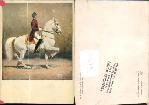 749753 Alexander Pock Wien Hofreitschule Spanische Reitschule Pferd Lipizzaner