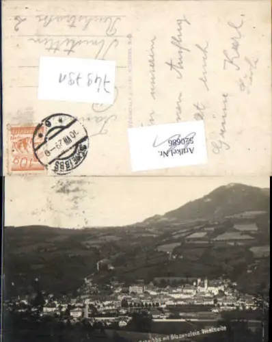 749791 tolle Foto-AK Scheibbs m. Blasenstein pub J. Mark