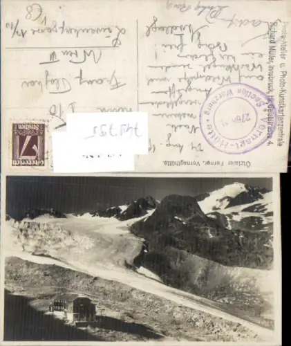 749795 Ötztaler Ferner Vernagthütte b. Vent Sölden Ötztal