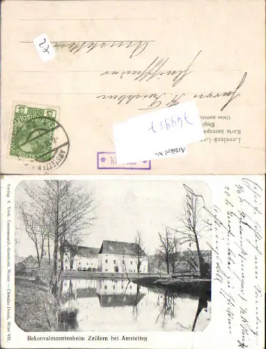 749957 Zeillern bei Amstetten Postablage Postablagestempel