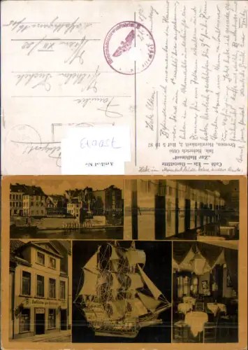 750073 Bremen Gasthaus Cafe Zur Halbinsel Herrlichkeit 2 Feldpost