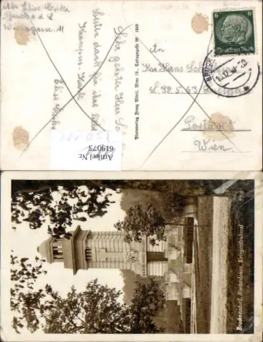 750119 Bruckneudorf Niederdonau Kriegerdenkmal Bruck an der Leitha
