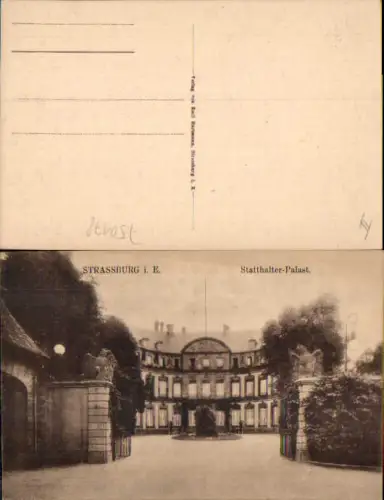 750178 Strasbourg Strassburg Elsass Statthalter Palast