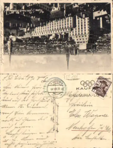 750181 Stempel Wien n. Neuhofen an der Ybbs 1936