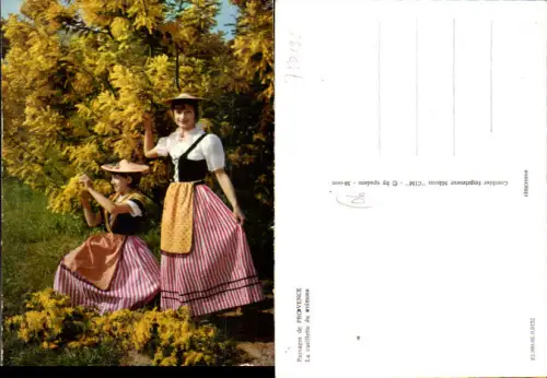 750195 Cote D`Azur French Riviera Nice Nizza Costumes Trachten