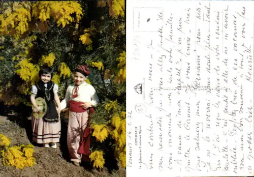 750197 Cote D`Azur French Riviera Nice Nizza Costumes Trachten