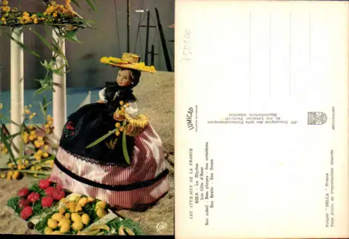 750200 Cote D`Azur French Riviera Nice Nizza Costumes Trachten