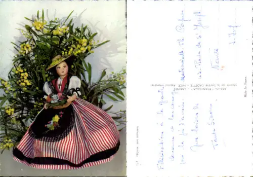750212 Cote D`Azur French Riviera Nice Nizza Costumes Trachten
