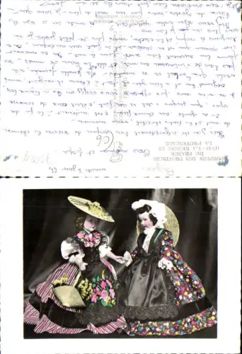 750218 Cote D`Azur French Riviera Nice Nizza Costumes Trachten Puppen