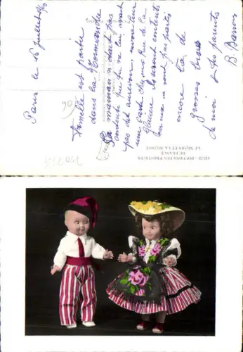 750221 Cote D`Azur French Riviera Nice Nizza Costumes Trachten Puppen