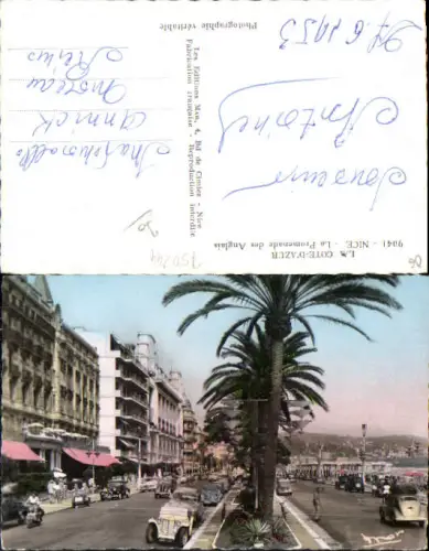 750244 Cote D`Azur Alpes Maritimes Nice Nizza Promenade des Anglais