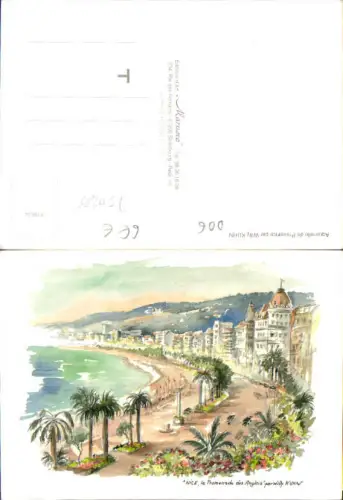 750285 Cote D`Azur Alpes Maritimes Nice Nizza Promenade des Anglais