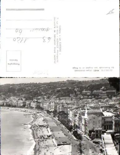 750310 Cote D`Azur Alpes Maritimes Nice Nizza Promenade des Anglais
