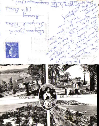 750314 Cote D`Azur French Riviera Nice Nizza Costumes Trachten