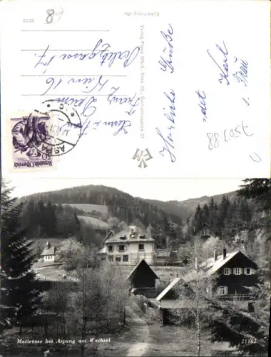750388 Mariensee bei Aspang am Wechsel