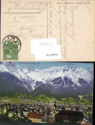 750409 Innsbruck vom Berg Isel Purger e Co. 11652