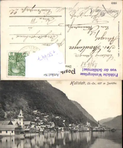 750447 Salzkammergut Hallstatt am Hallstättersee pub Ledermann 9369