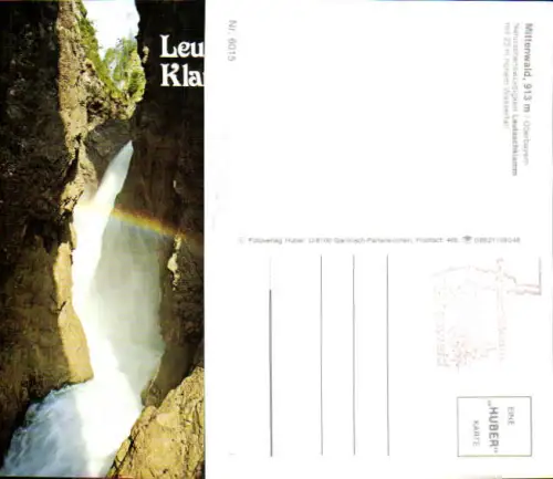 750503 Leutaschklamm b. Mittenwald Bayern