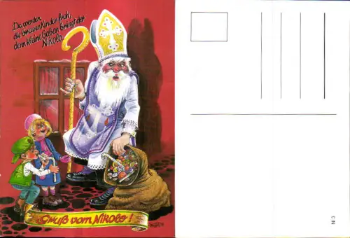 750590 PROLA ? Gruß vom Nikolaus Nikolo Krampus