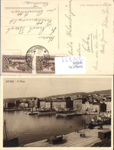 750739 Fiume Porto Hafen