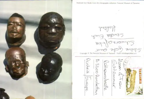 750782 Makonde Face Masks National Museum of Tanzania Gesichtsmasken