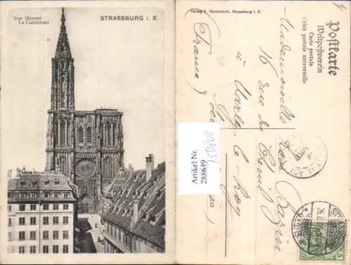 750800 Strassburg Strasbourg Alsace Elsass Münster