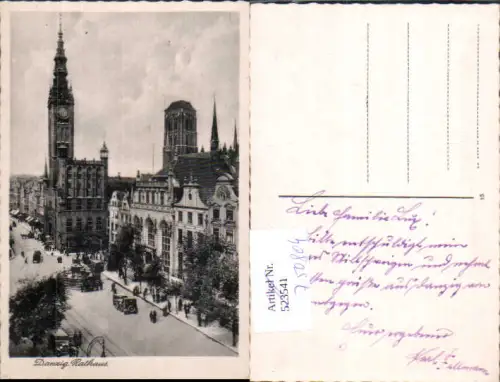 750804 Poland Danzig Rathaus Gdansk