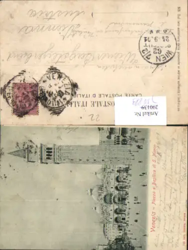 750889 Venezia Venedig Piazze e Basilica di San Marco 1901