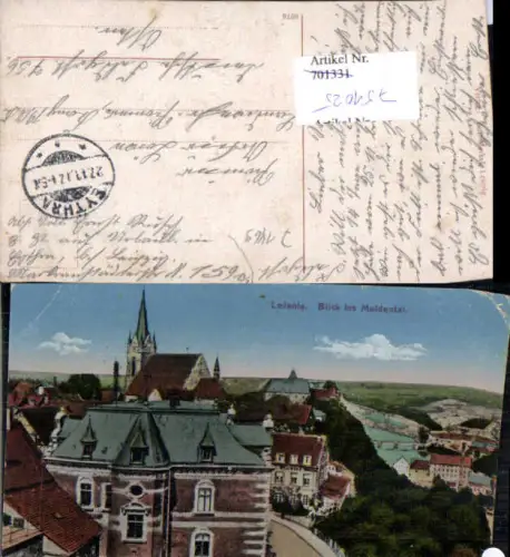 751025 Leisnig Mittelsachsen Stp. Eythra b. Leipzig 1917