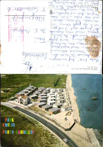 751036 Porto Garibaldi Ferrara Park Emilio Luftbild Nachgebühr Klagenfurt Stempel