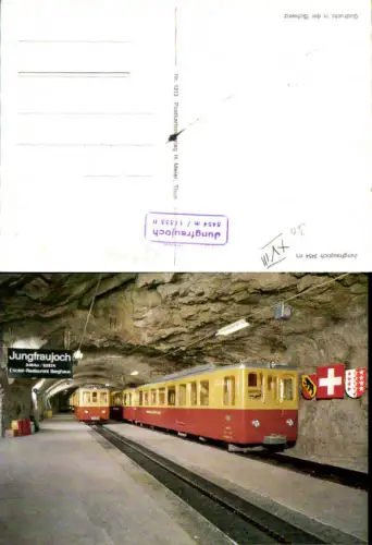 751040 Jungfraujoch Zahnradbahn Bergbahn Lokomotive Interlaken Berner Alpen Wallis