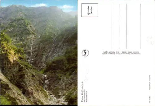 751055 Kleine Wolfsschlucht Siebenhütten Kreuth
