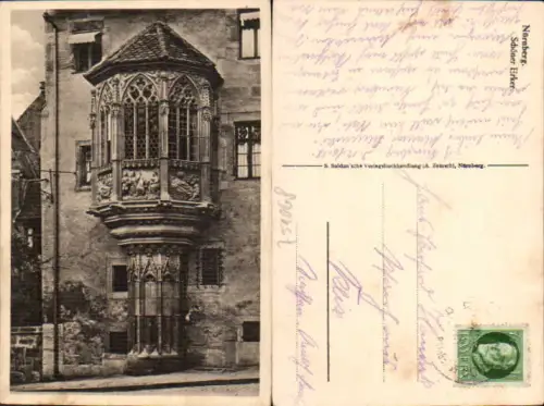 751068 Nürnberg Schöner Erker Pfarrhaus Sebald