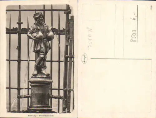 751078 Nürnberg Gänsemännchen Brunnen