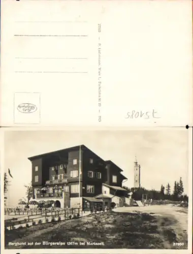 751085 Berghotel Bürgeralpe bei Mariazell Maria Zell