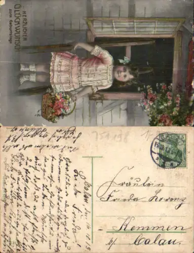 751198 Stempel Calau n. Kemmen bei Calau Lausitz Oberspreewald