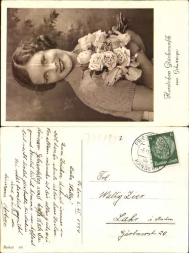 751199 Stempel Friedrichsheim Kandern n. Lahr in Baden Lörrach