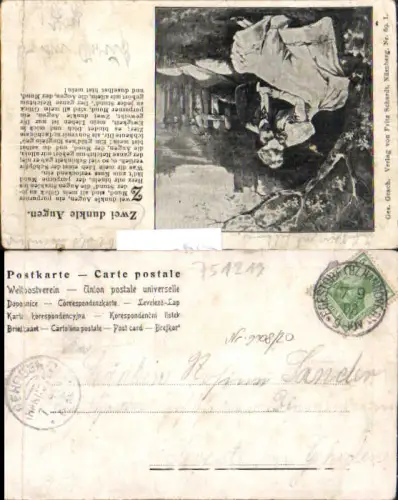 751213 Stempel Egestorf b. Hannover Harburg n. Leveste Gehrden
