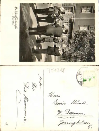 751218 Stempel n. Jesinghausen Wuppertal Barmen Musiker Trompete