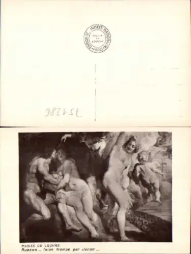 751286 Künstler AK Rubens Louvre Akt Engel