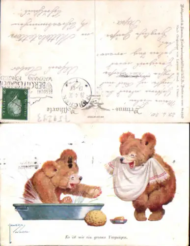 751293 Künstler AK Lawson Wood Bären Bär Humor Primus 2547