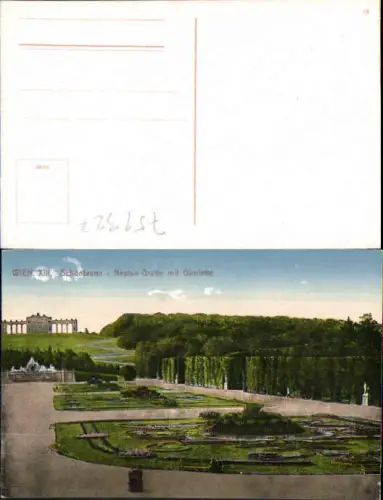 751327 Wien Hietzing Schönbrunn Gloriette Neptun grotte