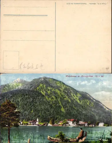 751333 Walchensee Herzogstand Boot Kochel am See Urfeld