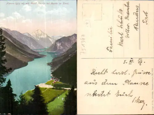 751347 Plansee bei Hotel Forelle Reutte Tirol pub Purger e Co. 8056