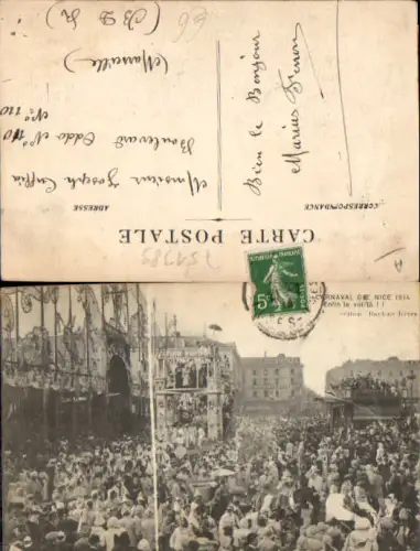 751389 Carnaval de Nice Nizza Alpes Maritimes Karneval 1914