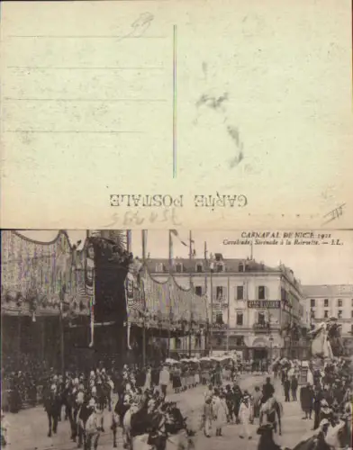 751395 Carnaval de Nice Nizza Alpes Maritimes Karneval 1921 Serenade