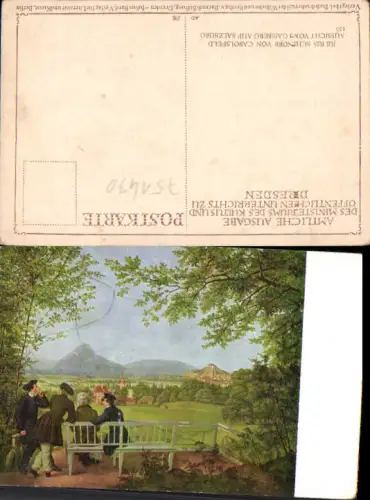 751430 Künstler AK Julius Schnorr von Carolsfeld Gaisberg Salzburg Aigen Parsch